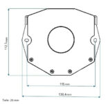 Herdanschlussdose AP-VARIO